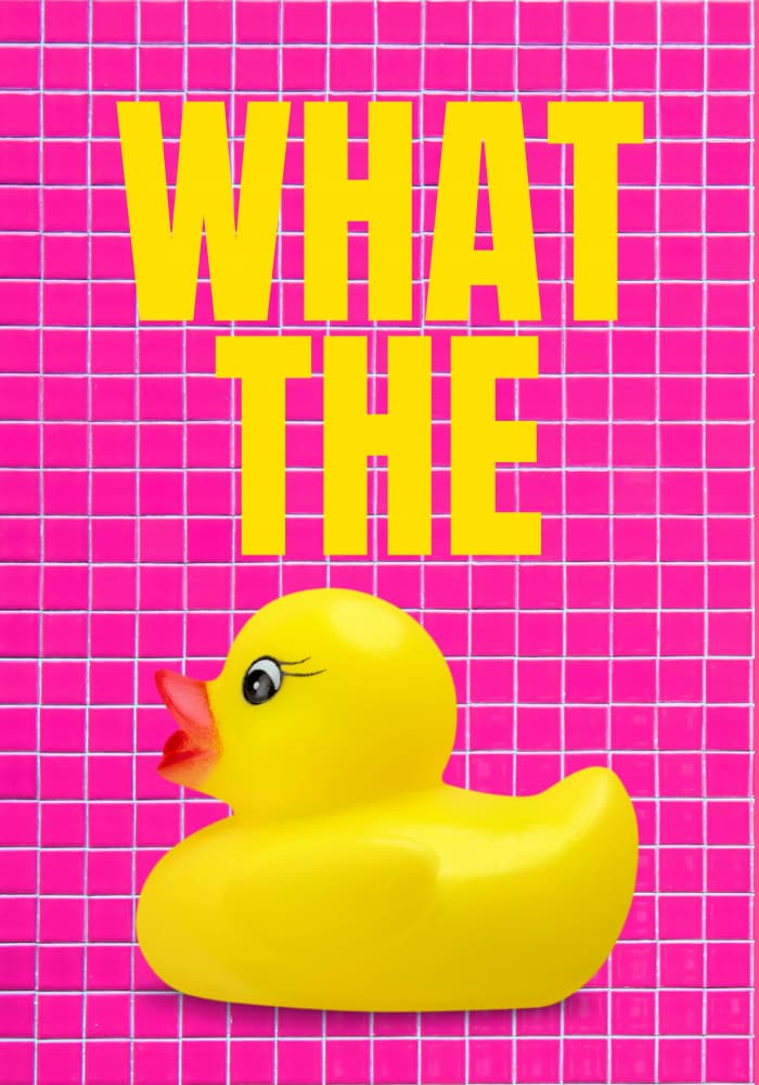 What The Rubber Duck by Athene Fritsch — canvas wall art
