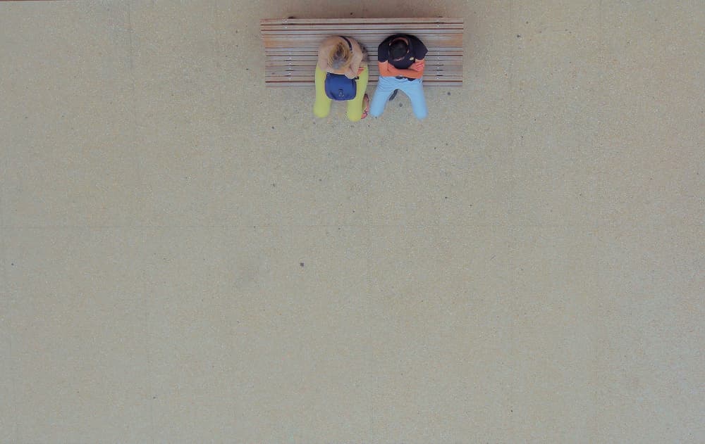 Quiet Bench Moment by Thierry Dufour — canvas wall art