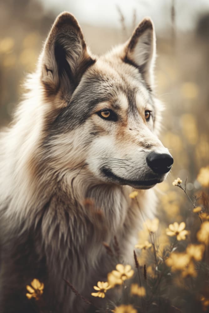 Lupine Serenity by Treechild — canvas wall art