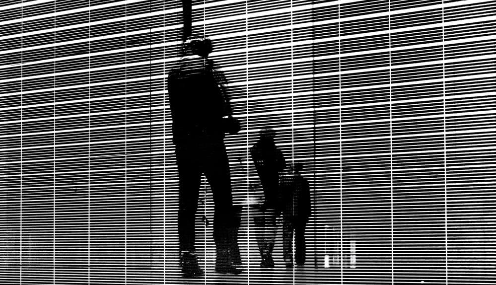 Urban Silhouettes Grid by Jürgen Hartlieb — canvas wall art