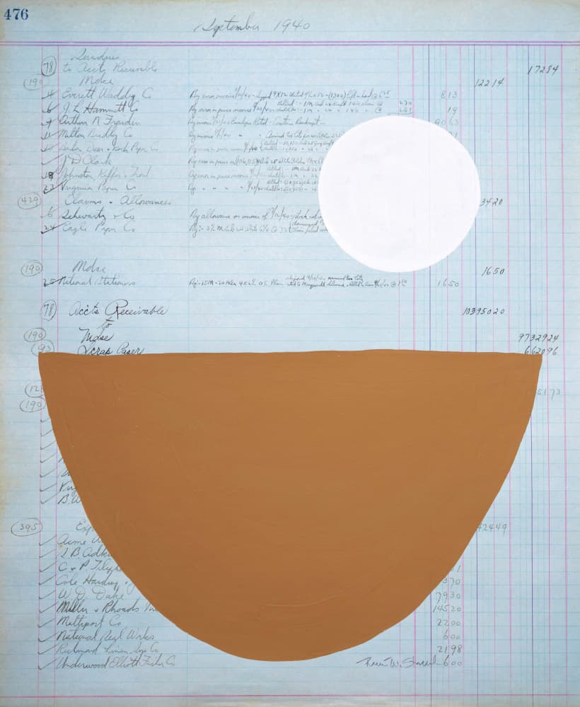 Geometric Forms on Ledger by Renée Stramel — canvas wall art