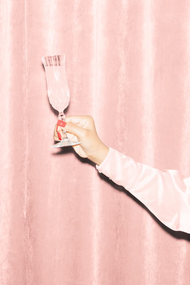 Elegant Pink Toast by Pictufy Studio III — canvas wall art