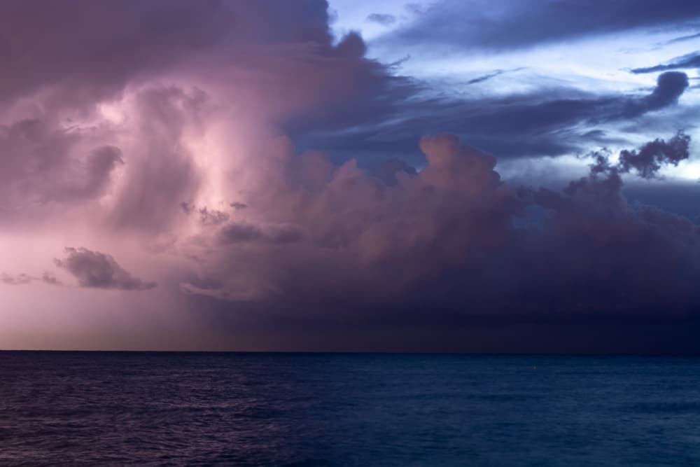 Dramatic Twilight Over Ocean by Tal Paz-Fridman — canvas wall art