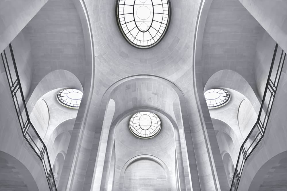 Grand Arches and Light by Catherine Wang — canvas wall art