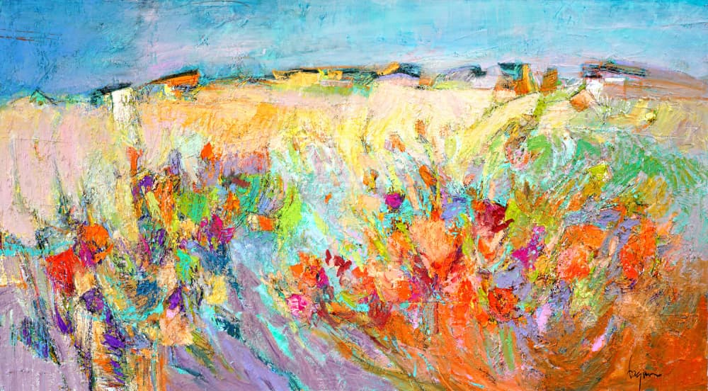 Blooming With Vibrance by Dorothy Fagan — canvas wall art