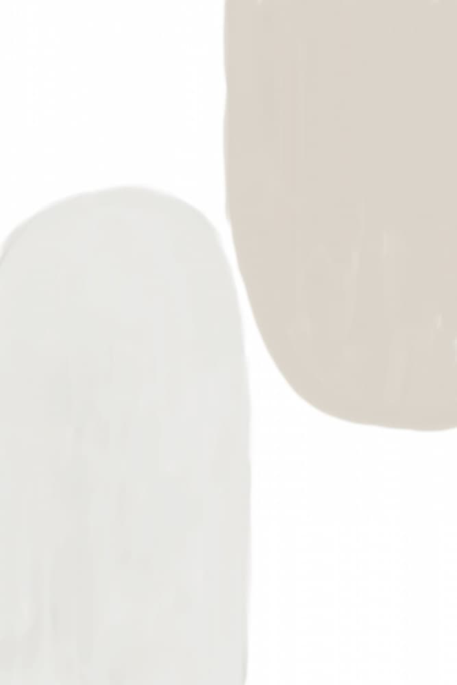 Soft Neutral Shapes by Melloi Art Prints — canvas wall art