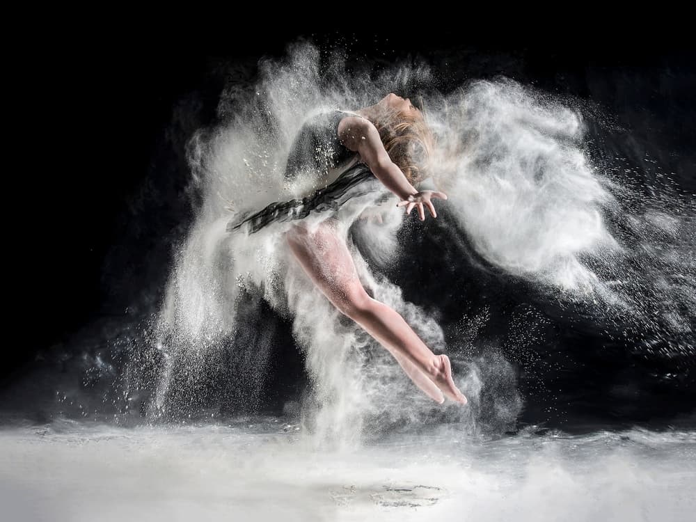 Dynamic Powder Dancer by Pauline Pentony MA ARPS DPAGB — canvas wall art