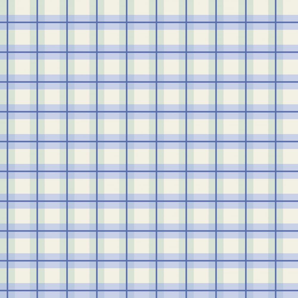 Soft Pastel Plaid by Annick — canvas wall art