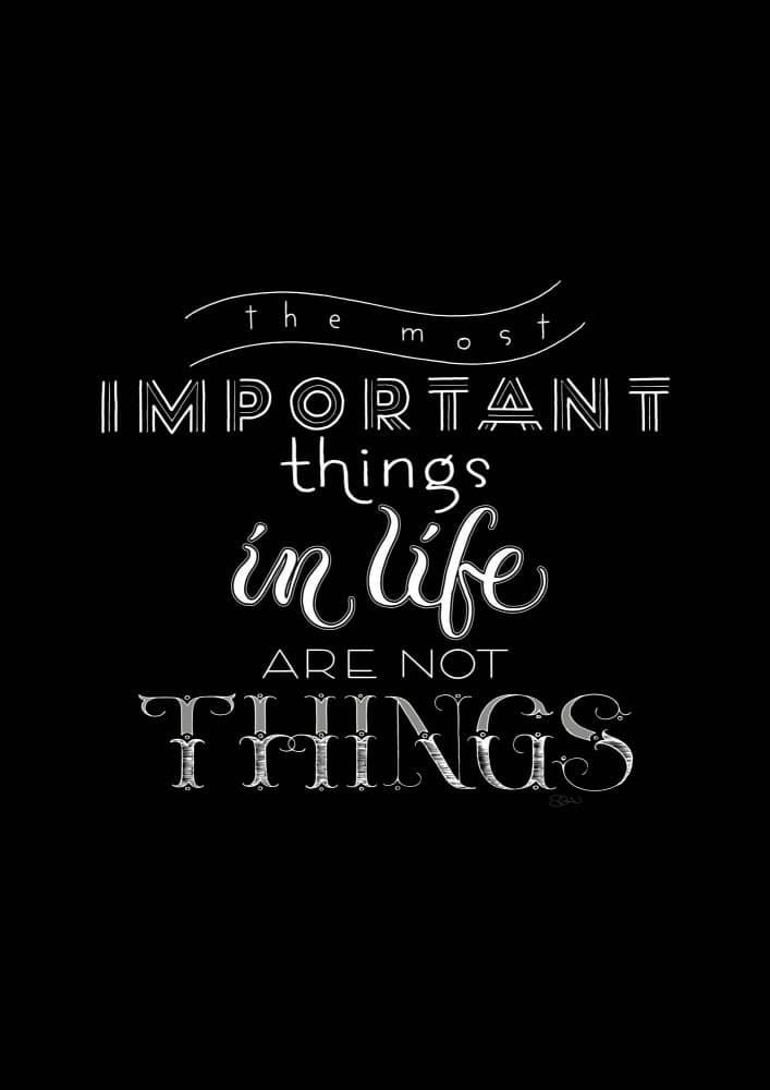 The Most Important Things by Sofie Björkgren-Näse — canvas wall art