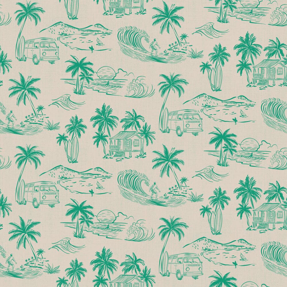 Vintage Beach Life by Alexandra Weise — canvas wall art