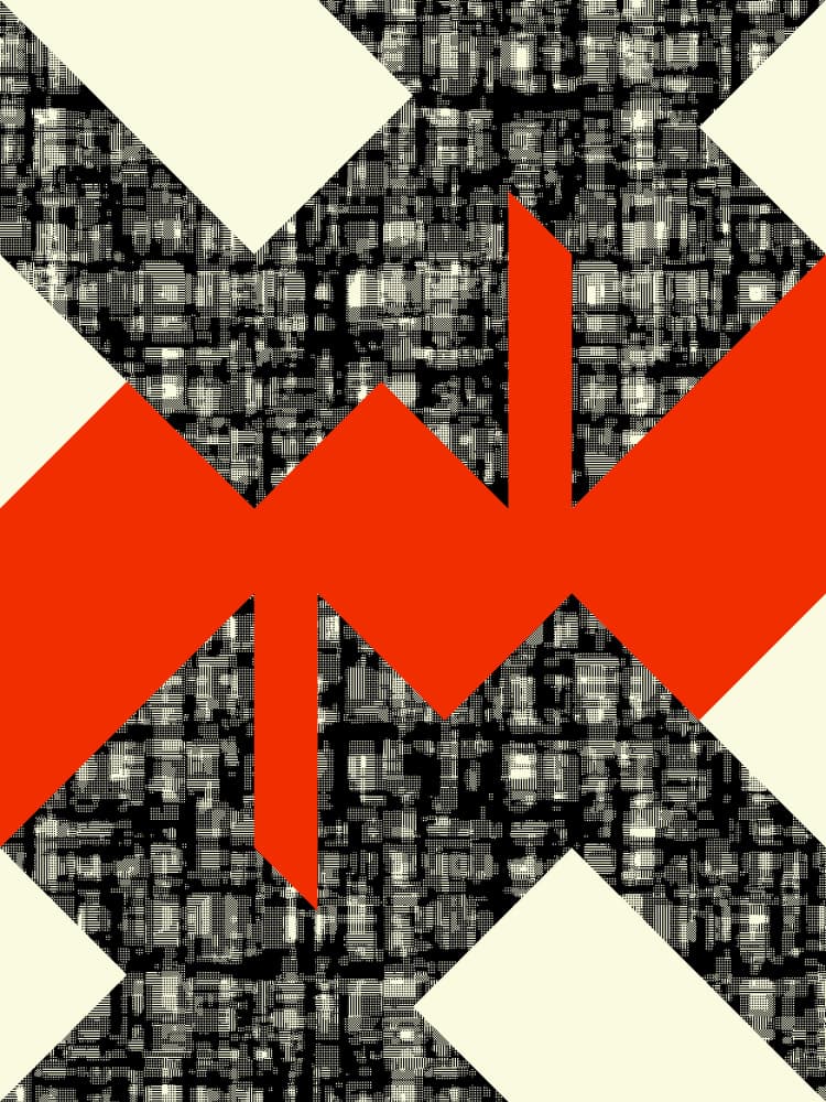 Bold Modern Zigzag by Petr Strnad — canvas wall art