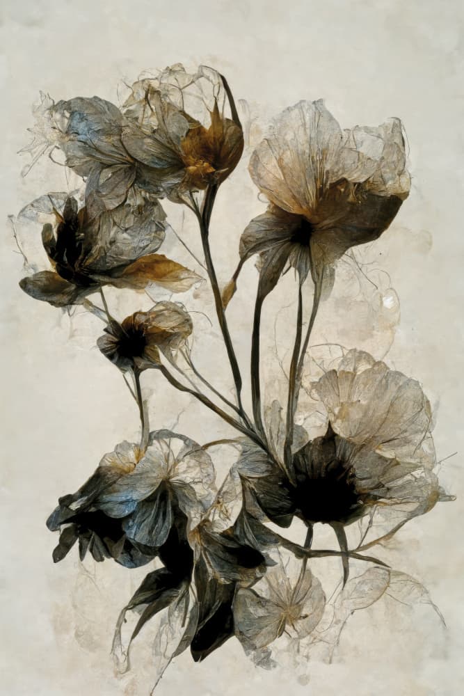 Ethereal Petals by Treechild — canvas wall art