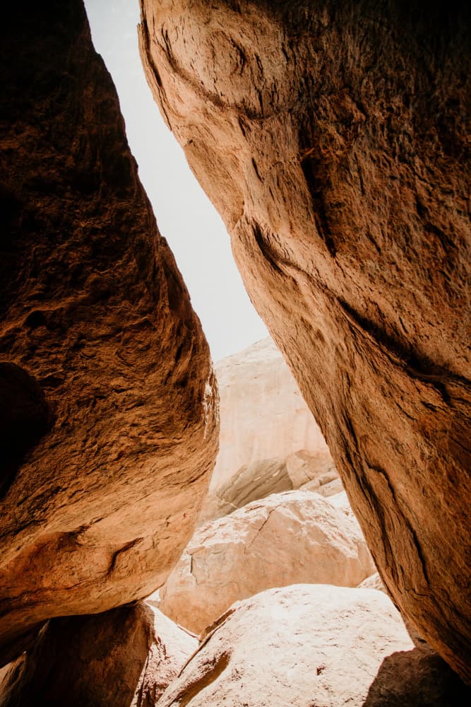 Desert Canyon Walls by Megan Shone — canvas wall art