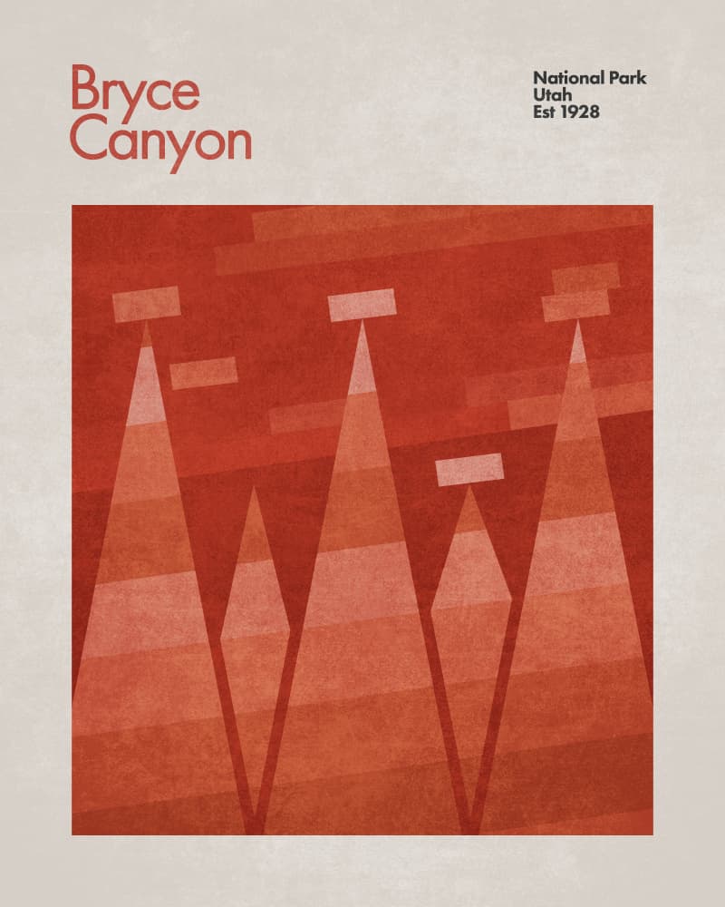 Geometric Peaks by Emel Tunaboylu — canvas wall art