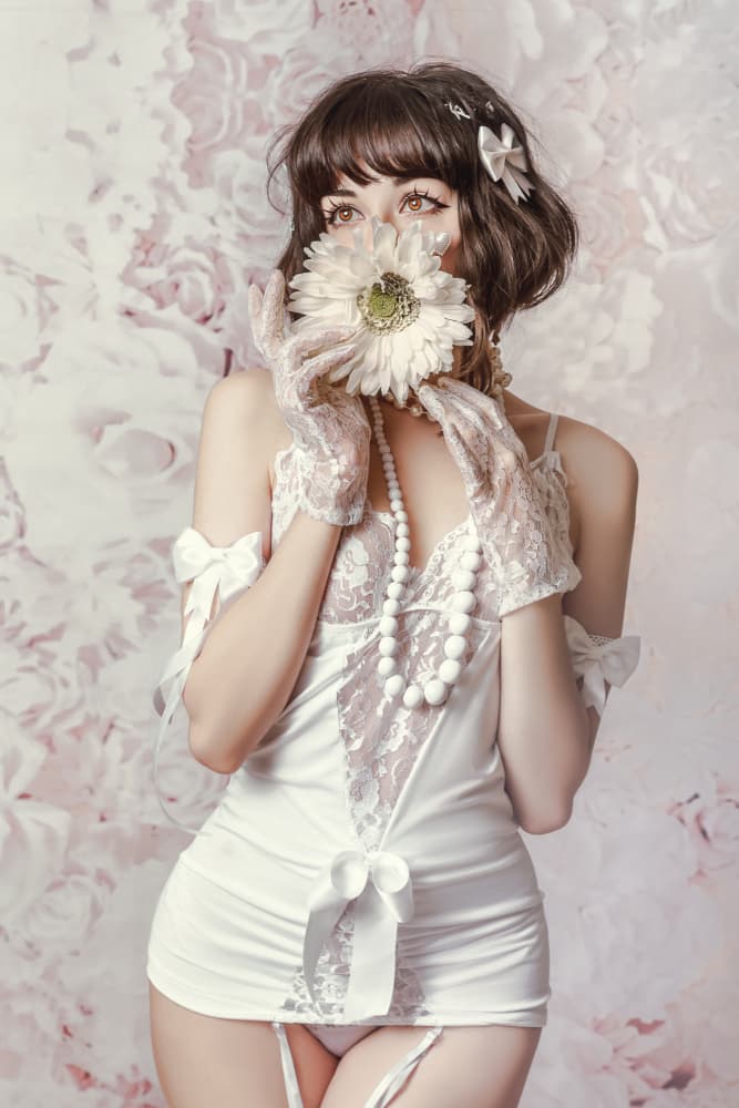 White Lace Reverie by Ruslan Bolgov — canvas wall art
