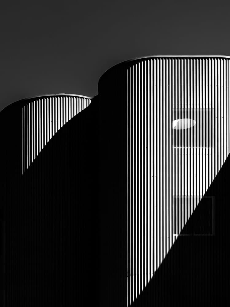 Stark Architectural Shadows by Markus Auerbach — canvas wall art