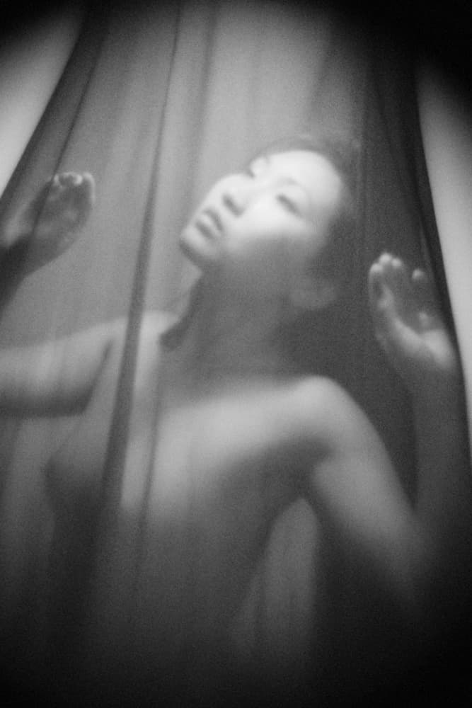 Dreamy Sheer Portrait by Mel Brackstone — canvas wall art