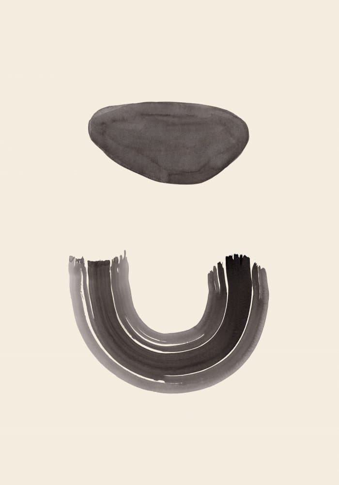Organic Zen Shapes by Pictufy Studio — canvas wall art