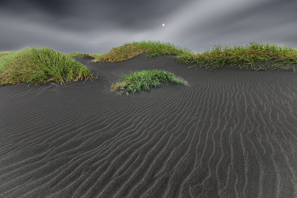 Moonlit Volcanic Dunes by Hsiao-Yang Fei — canvas wall art