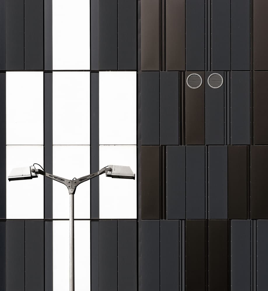 Geometric Facade Light by Tomasz Buczkowski ( Tomush ) — canvas wall art