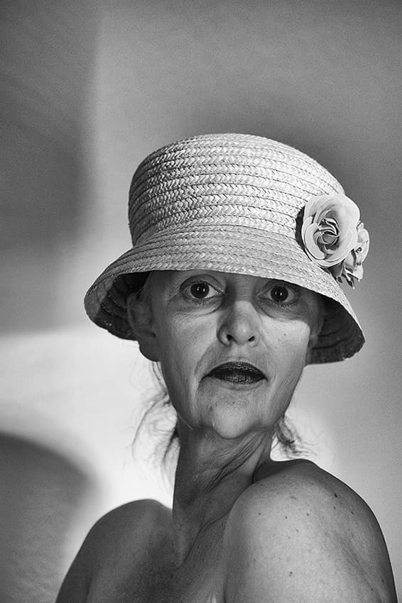Cloche Hat Gaze by Angelika Martha Himburg — canvas wall art