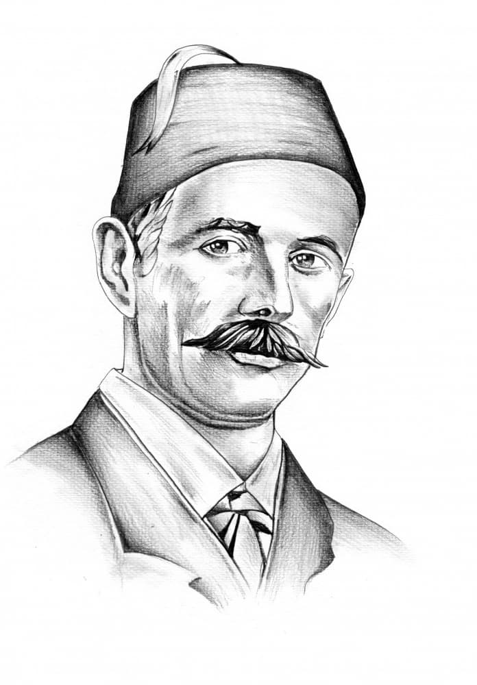 Dignified Man Portrait by Kulik — canvas wall art