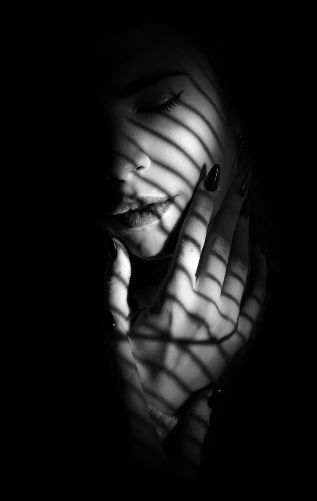 Contemplative Shadow Stripes by Toni Fidanza — canvas wall art