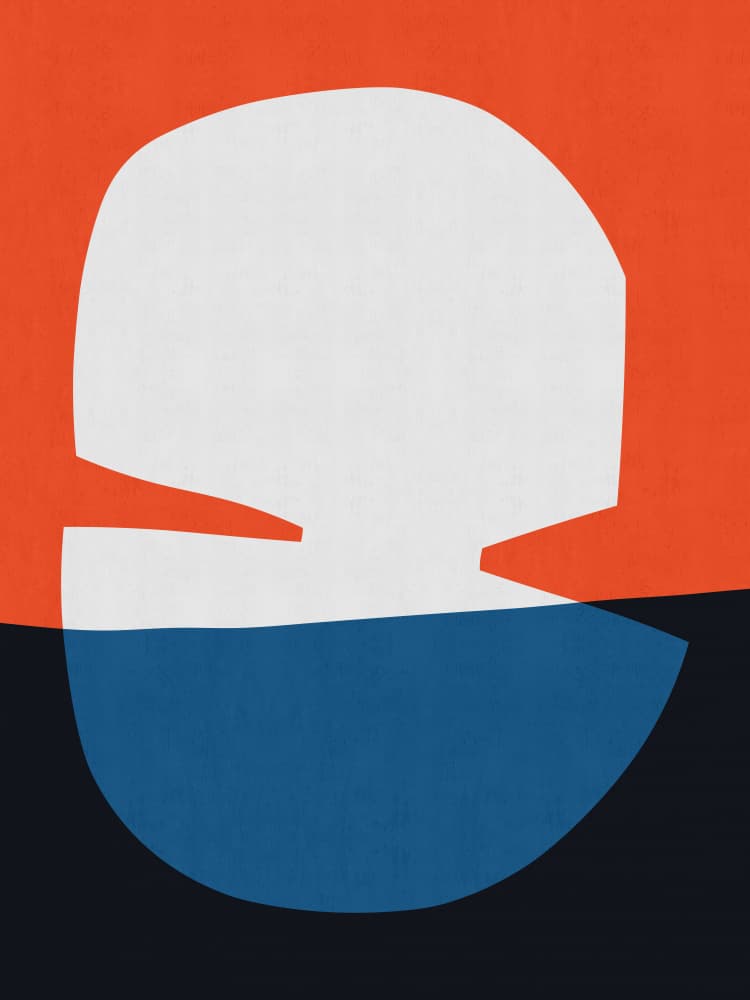Balanced Abstract Forms by Vitor Costa — canvas wall art