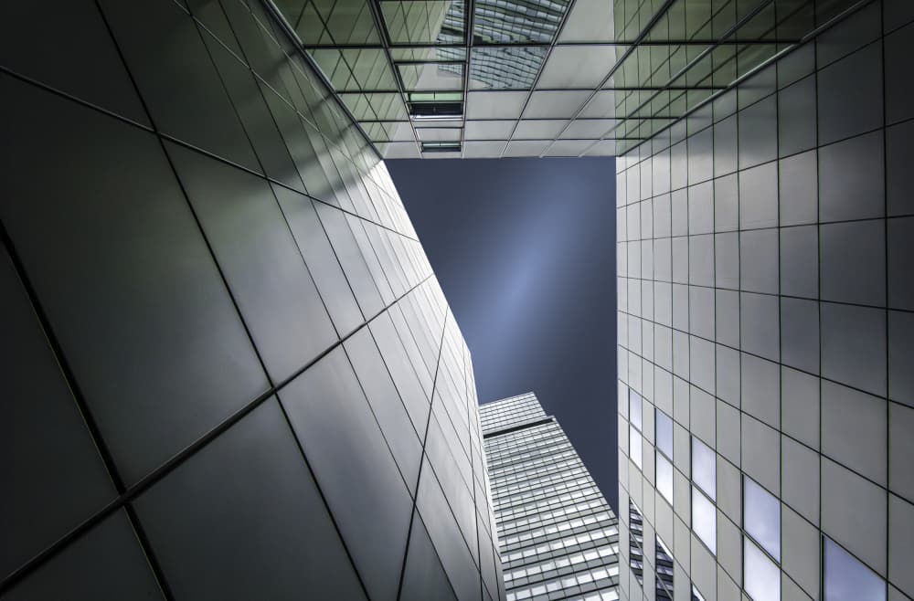 Modern Architectural Lines by Stephan Rückert — canvas wall art