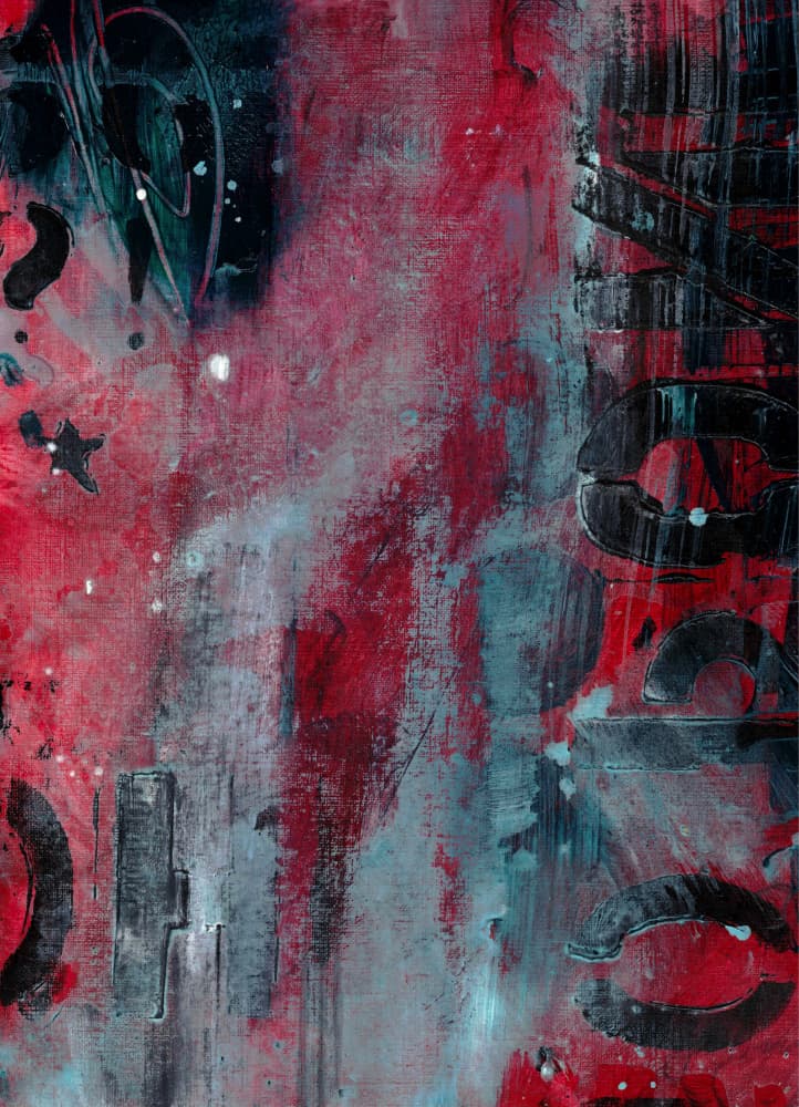 Dynamic Urban Grunge by Deb Chaney — canvas wall art