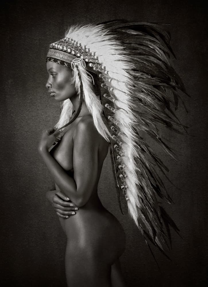 Graceful Tribal Woman by Catchlight Studio — canvas wall art