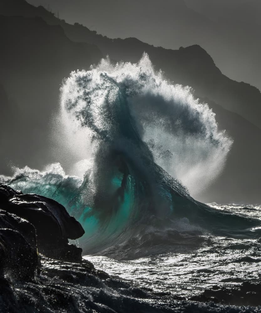 Crashing Ocean Wave by Ken Fong — canvas wall art