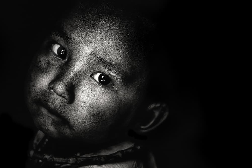 Pensive Child Portrait by Sergio Pandolfini — canvas wall art