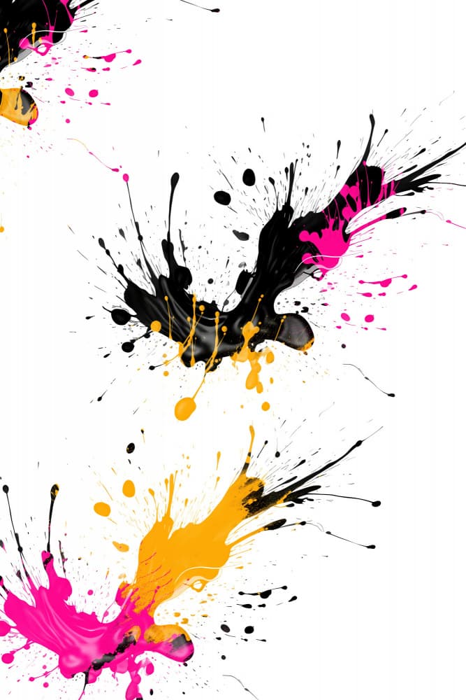 Dynamic Color Splashes by Rafal Kulik — canvas wall art