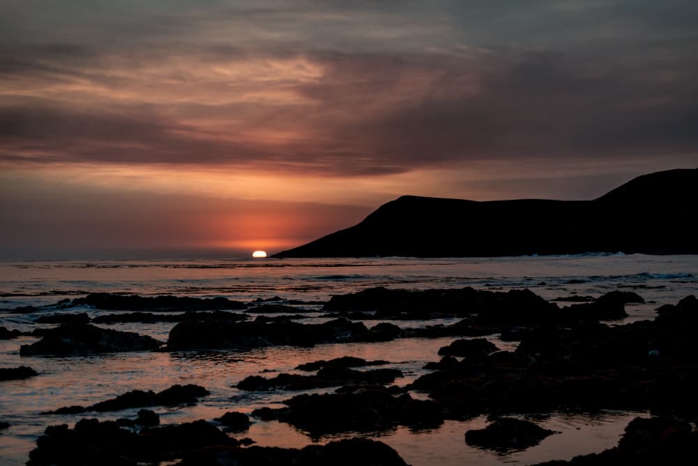 Ocean Sunset Glow by Tim Mossholder — canvas wall art