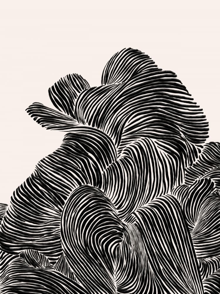 Dynamic Organic Lines by CATS AND DOTZ — canvas wall art