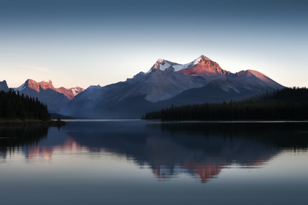 Majestic Mountain Reflection by Yuanwei Zuo APA — canvas wall art