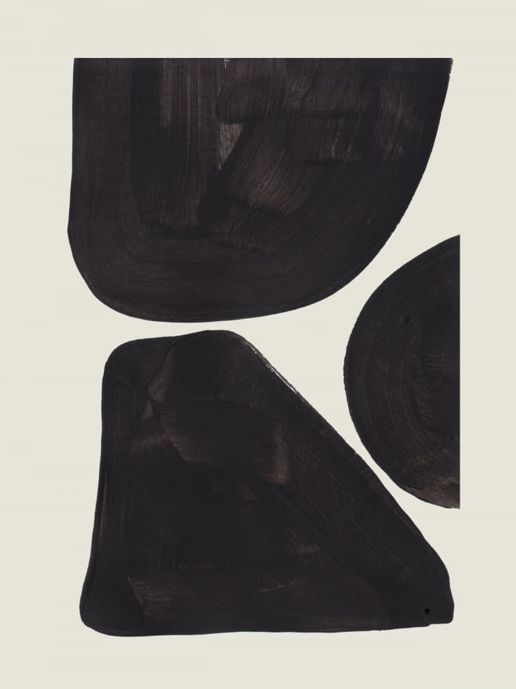 Minimal Organic Shapes by Ejaaz Haniff — canvas wall art