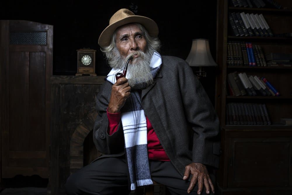 Gentleman With Pipe by Lita Pratikto — canvas wall art