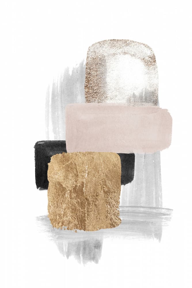 Elegant Abstract Shapes by Sally Ann Moss — canvas wall art