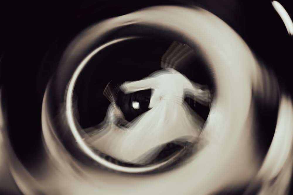 Whirling Dervish Motion by Asmaa ElTouny — canvas wall art