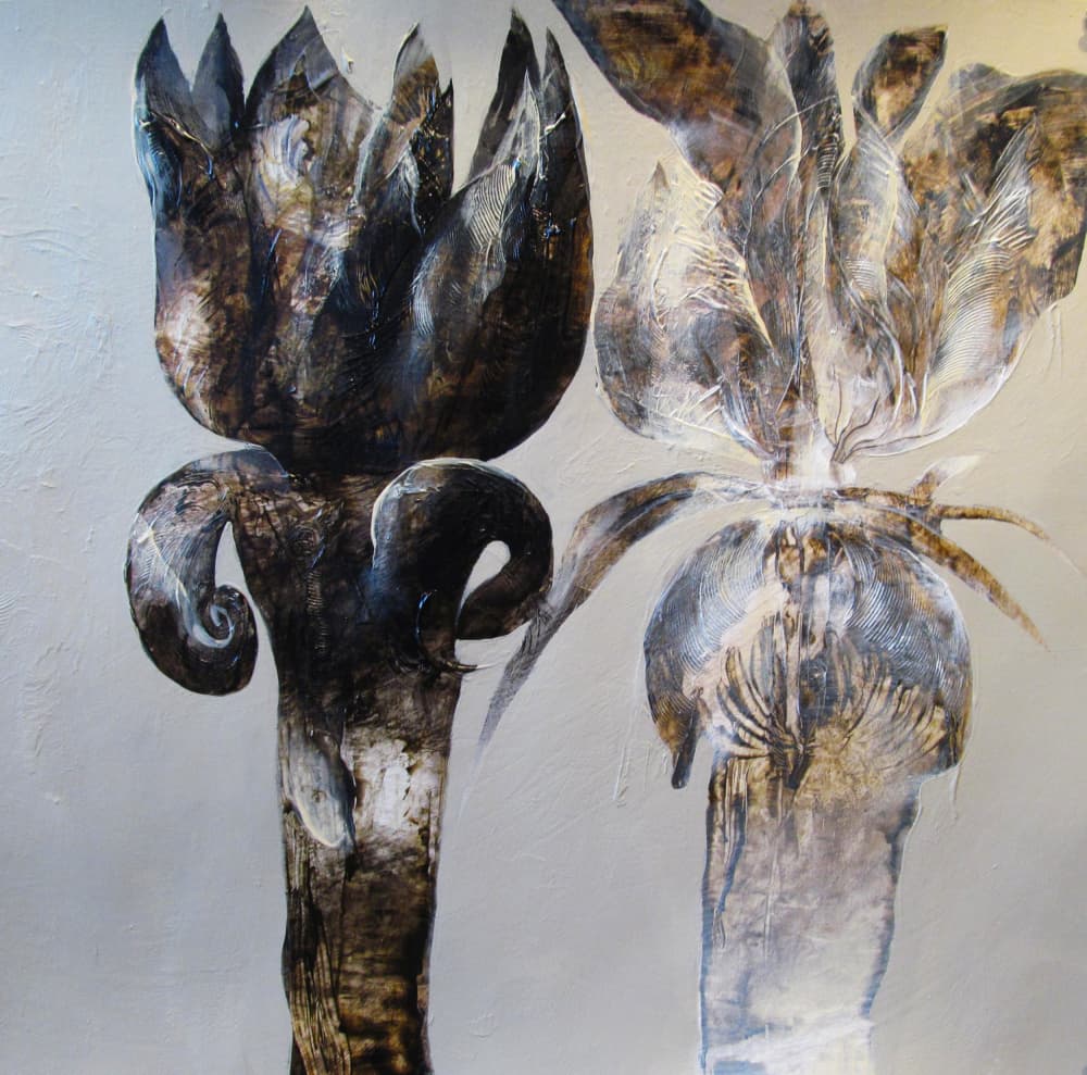 Modern Organic Blooms by Victor Tkachenko — canvas wall art