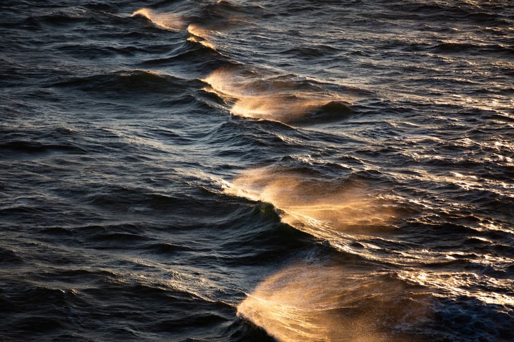 Sunkissed Waves by Mareike Böhmer — canvas wall art