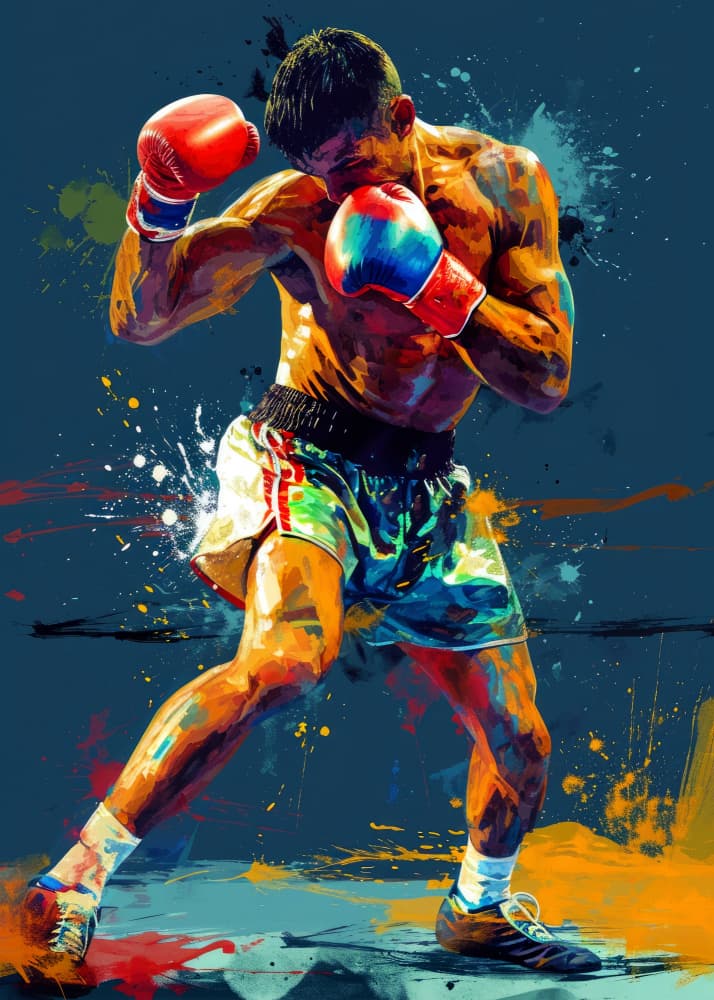 Sport Boxer 1 by Justyna Jaszke — canvas wall art