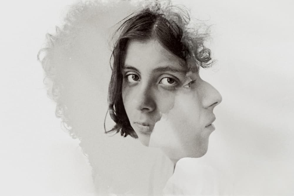 Double Exposure Woman by Desislava Ignatova — canvas wall art