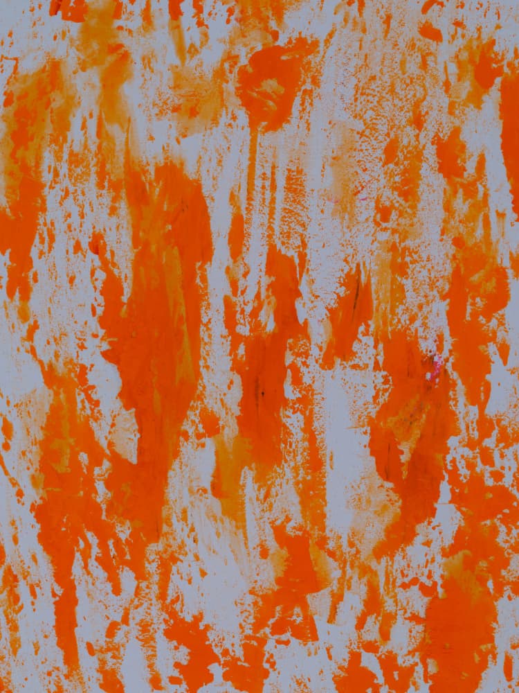 Vibrant Orange Strokes by engin akyurt — canvas wall art
