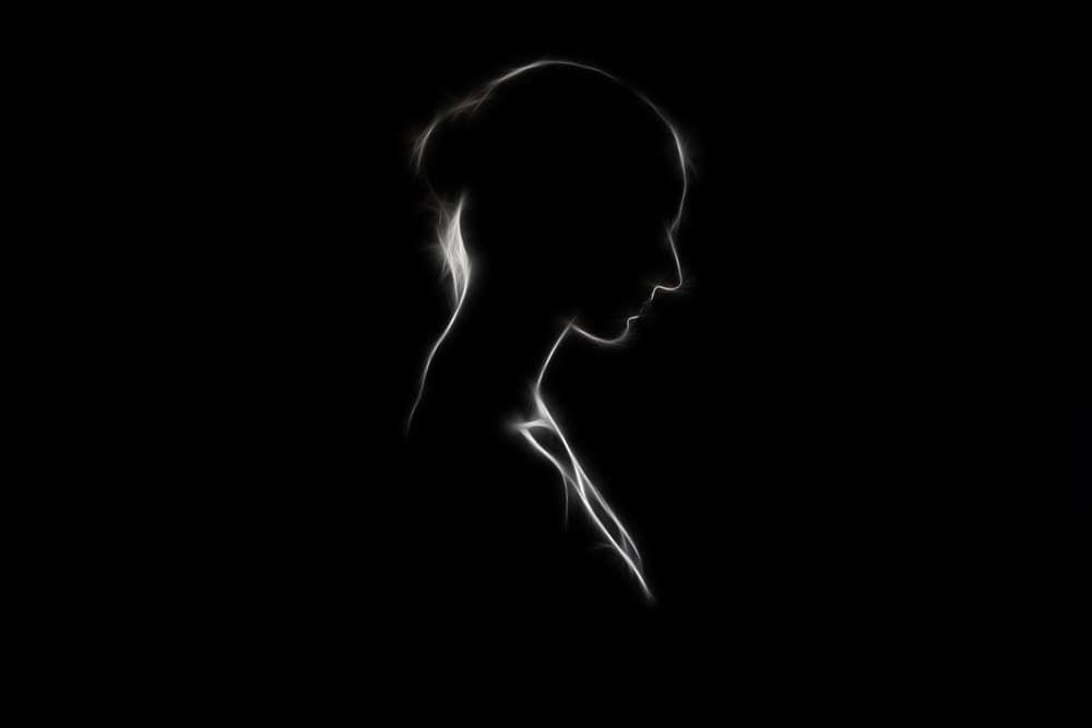 Elegant Profile Glow by Paulo Medeiros — canvas wall art