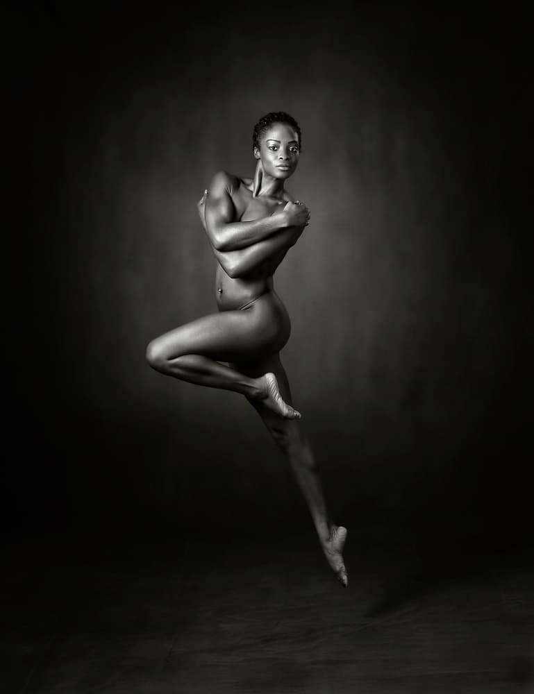 Graceful Nude Dancer by Hugh Wilkinson — canvas wall art