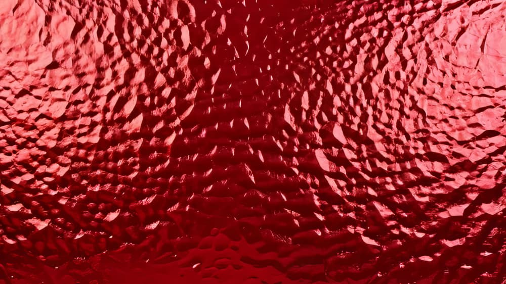 Deep Red Ripples by Marika Barsrsind — canvas wall art
