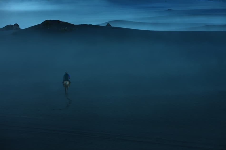 Deep Blue Journey by Hari Sulistiawan — canvas wall art